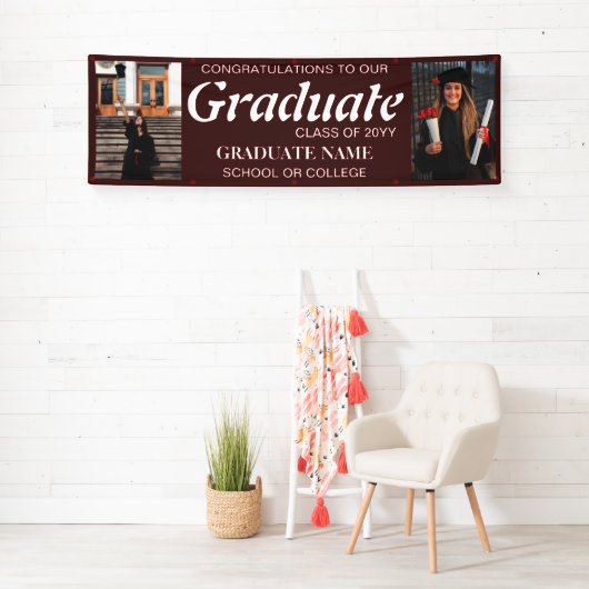 Afstuderen Foto's, Klasse van het Jaar, Afstuderen Spandoek (Insitu)