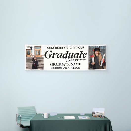 Afstuderen foto's, Klasse van het Jaar, Afstuderen Spandoek (Beurs)