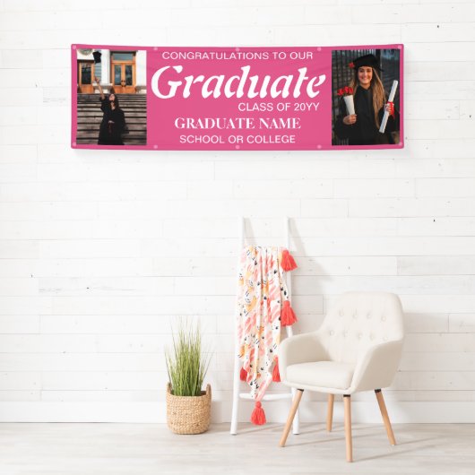 Afstuderen Foto's, Klasse van het Jaar, Afstuderen Spandoek (Insitu)