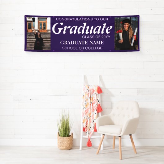 Afstuderen Foto's, Klasse van het Jaar, Afstuderen Spandoek (Insitu)