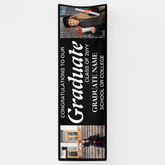Afstuderen Foto's, Klasse van het Jaar, Afstuderen Spandoek (Verticaal)