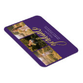 Afstuderen Foto's Paarse Afstudeerder 2025 Aankond Magneet (Rechterzijde)