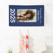 Afstuderen foto's van Navy Blue Spandoek (Insitu)