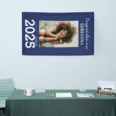 Afstuderen foto's van Navy Blue Spandoek (Beurs)