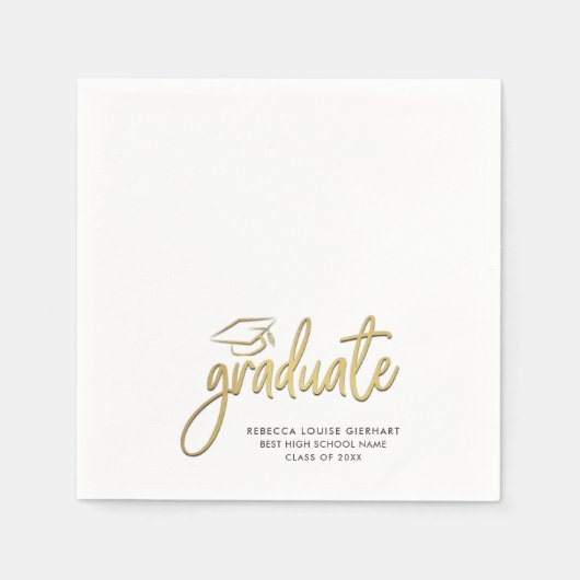 Afstuderen Fotoscript 2024 Afstudeerder Party Servet (Voorkant)