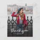 Afstuderen fotoscript bedankt briefkaart (Voorkant)