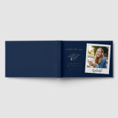 Afstuderen Fotoscript Gouden Folie Partij Gastenboek (Volledig)