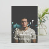 Afstuderen fotosjabloon aangepast kaart (Staand voorkant)