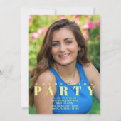 Afstuderen Fotosjabloon Stijlvolle eenvoudige kall Kaart (Achterkant)