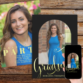 Afstuderen Fotosjabloon Stijlvolle eenvoudige kall Kaart