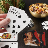 Afstuderen fotospeelkaarten pokerkaarten (Insitu)