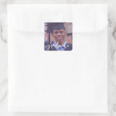 Afstuderen Fotosticker Label voor Afstuderen (Tas)