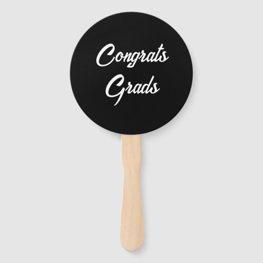 Afstuderen Fototeken voor Ceremonie - Handwaaier (Achterkant)