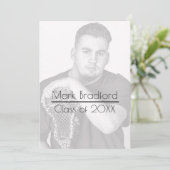 Afstuderen Fotouitnodiging - Filteren op plaats Kaart (Staand voorkant)