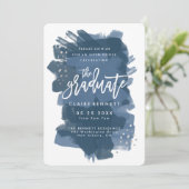 Afstuderen fotouitnodiging kaart (Staand voorkant)