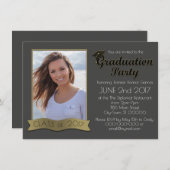 Afstuderen Fotouitnodiging Kaart (Voorkant / Achterkant)