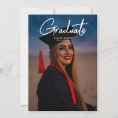 Afstuderen Fotouitnodiging Kaart (Voorkant)