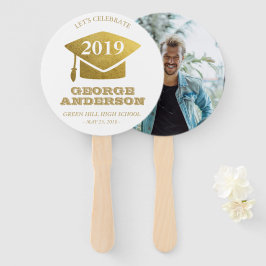 Afstuderen fotoventilatoren - Goud Afstudeerder Handwaaier