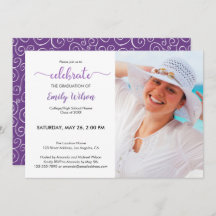 Afstuderen Fotovioletpatroongraderingspartij