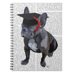 Afstuderen French Bulldog Notitieboek