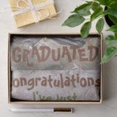 Afstuderen Frog Waterverf Tissuepapier (Geschenk)