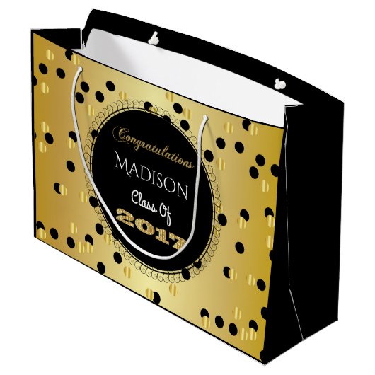 Afstuderen Fun & Elegant 2017 Groot Cadeauzakje (Achterkant Gekanteld)