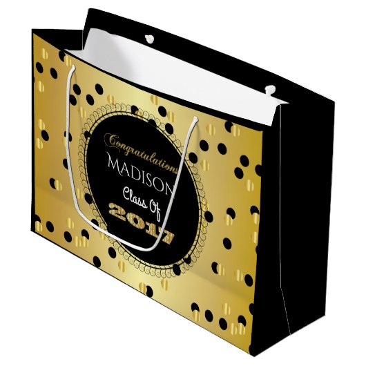 Afstuderen Fun & Elegant 2017 Groot Cadeauzakje (Voorkant Gekanteld)