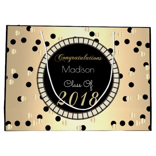 Afstuderen Fun & Elegant 2018 Groot Cadeauzakje (Achterkant)