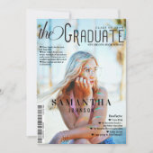 Afstuderen Fun Facts Magazine Stijl Afstuderen Aankondiging (Voorkant)