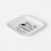 Afstuderen Funny KISS MIJN KLAS AFSCHEID Naam Papieren Bordje (Gebogen)