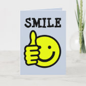 AFSTUDEREN FUNNY SMILE CONGRATS KAARTEN (Voorkant)