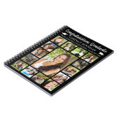 Afstuderen Gastboek 15 Foto Collage Uw Kleur Notitieboek (Linkerzijde)