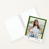 Afstuderen Gastenboek Aangepaste aangepaste kleure Notitieboek (Binnen)