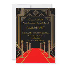 Afstuderen, Gatsby stijl, Rode loper stijl, Zwart