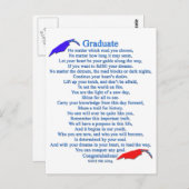 Afstuderen gedicht briefkaart (Voorkant / Achterkant)