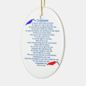 Afstuderen gedicht keramisch ornament (Links)