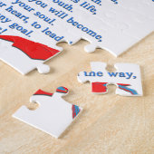 Afstuderen gedicht legpuzzel (Zijkant)