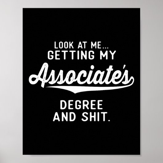 Afstuderen geeft hem haar Ociate's diploma Poster (Voorkant)