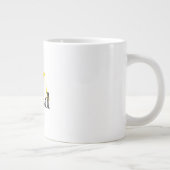 Afstuderen geel Pet Grote Koffiekop (Rechts)