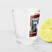 Afstuderen Gefackt Foto Confetti Wine Shot Glas (Links)