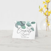 Afstuderen Gefeliciteerd Afstudeerder begroet ca Kaart (Gele Bloem)