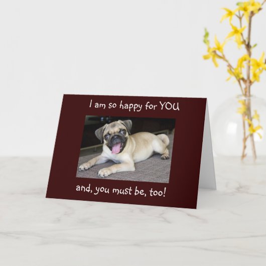 AFSTUDEREN-GEFELICITEERD BLIJ VOOR U! KAART (Gele Bloem)