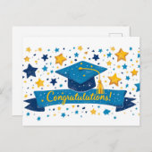 Afstuderen Gefeliciteerd Briefkaart (Voorkant / Achterkant)