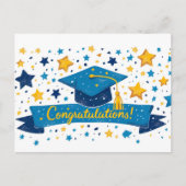 Afstuderen Gefeliciteerd Briefkaart (Voorkant)