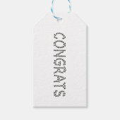 Afstuderen gefeliciteerd cadeaulabel (Voorkant)