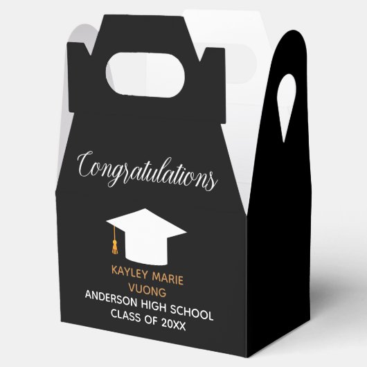 Afstuderen Gefeliciteerd Custom 2025 Party Bedankdoosjes (Geopend)