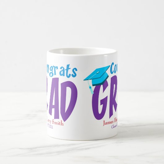 Afstuderen - Gefeliciteerd Custom Koffiemok (Center)