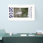 Afstuderen Gefeliciteerd Foto Yard Sign Spandoek (Beurs)