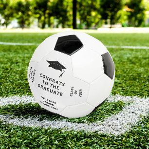 Afstuderen Gefeliciteerd gepersonaliseerd Voetbal