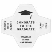 Afstuderen Gefeliciteerd gepersonaliseerd Voetbal (Enkel)